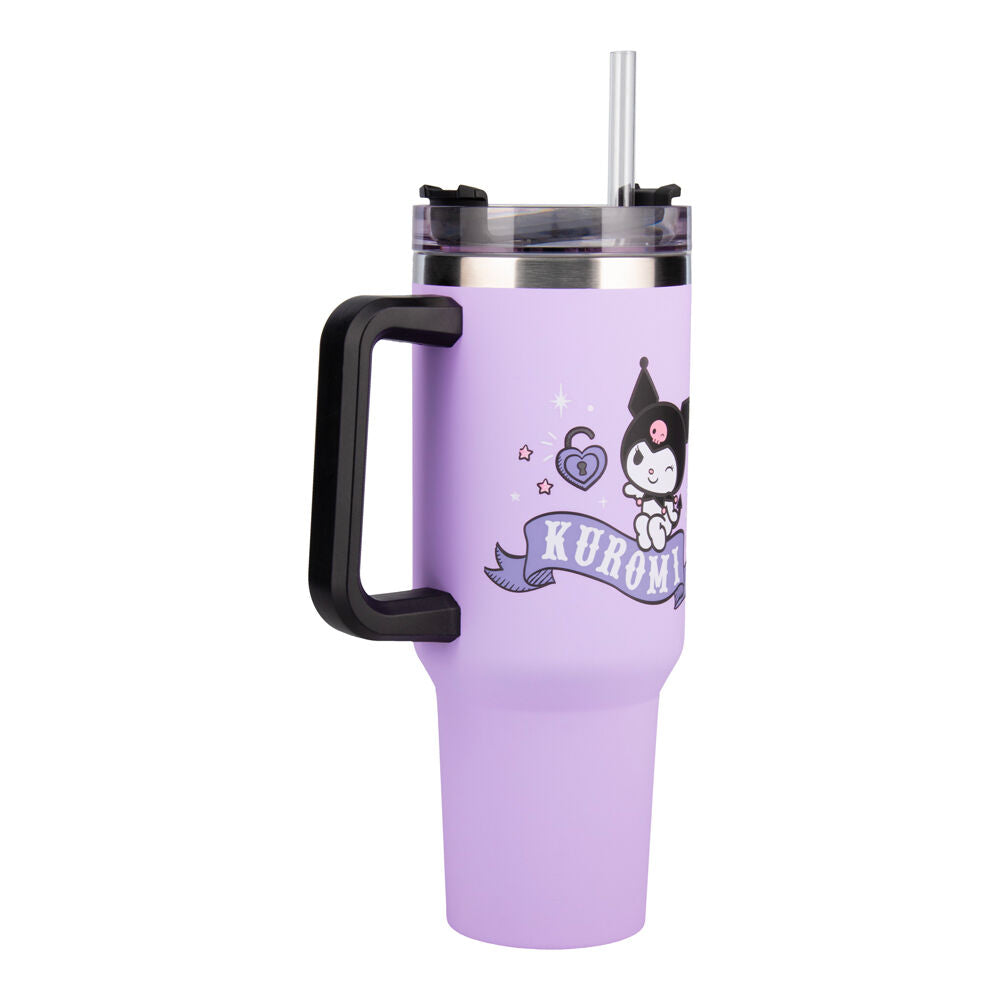 Copo Térmico com Palhinha Hello Kitty: Kuromi 1200ml