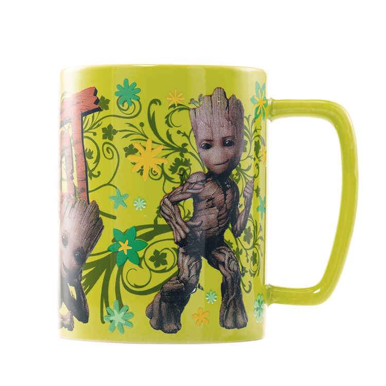 Caneca Cerâmica Groot Guardiões da Galáxia Marvel 440ml