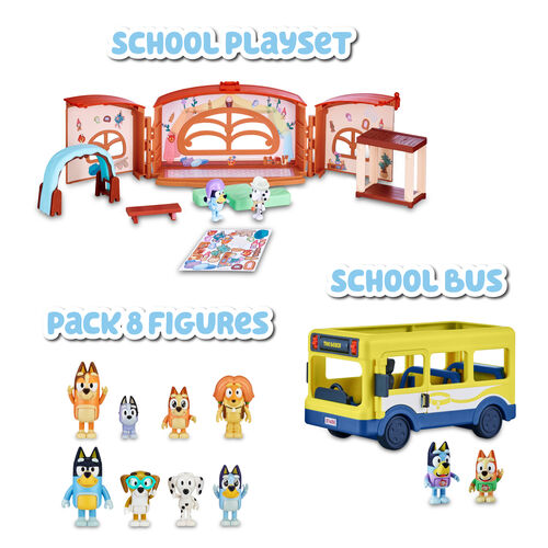 Pack 8 Figuras Bluey