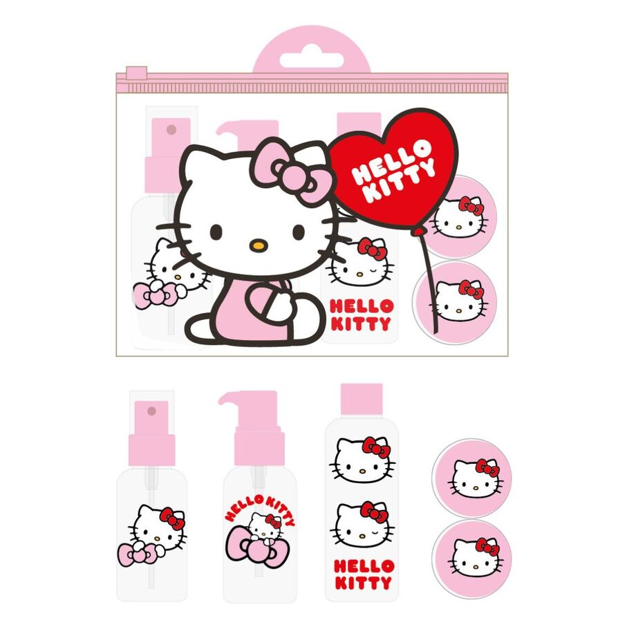 Conjunto de Higiene Pessoal Hello Kitty Rosa