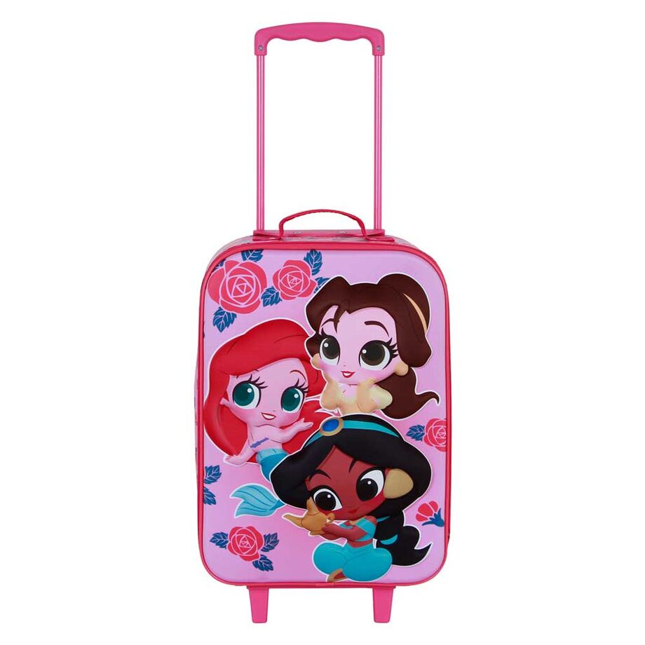 Mala Trolley de Viagem 3D Flowers Princesas Disney 52cm