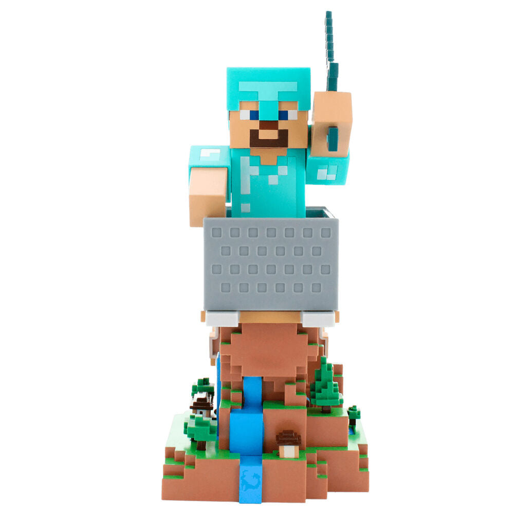 Cable Guy Suporte Diamond Steve Minecraft 20cm