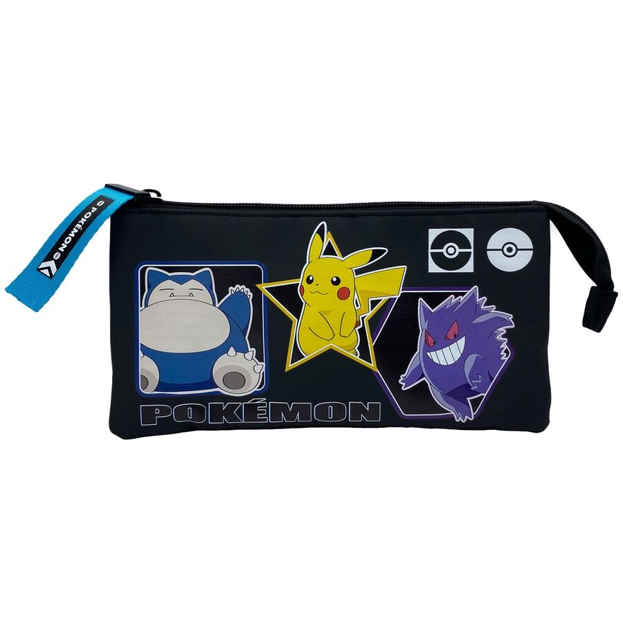 Estojo Triplo Geo Pokemon