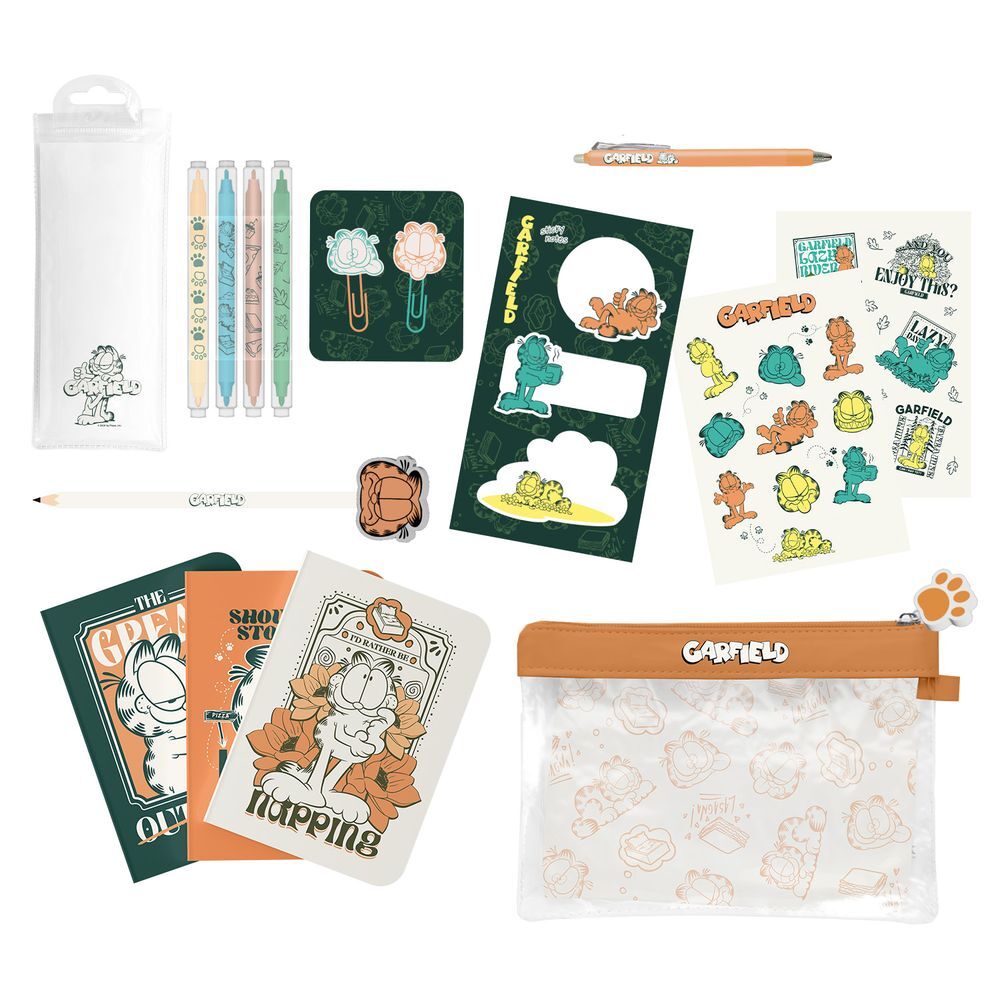 Set de Papelaria Garfield