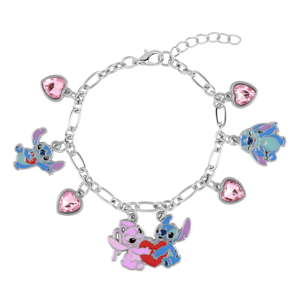 Pulseira charm Angel Stitch Disney