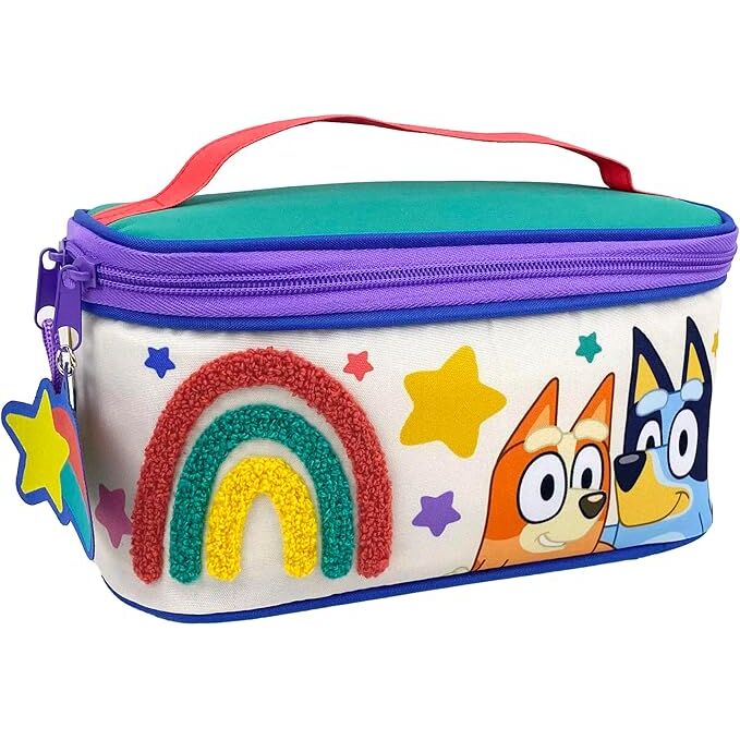 Bolsa Necessaire Rainbow Bluey