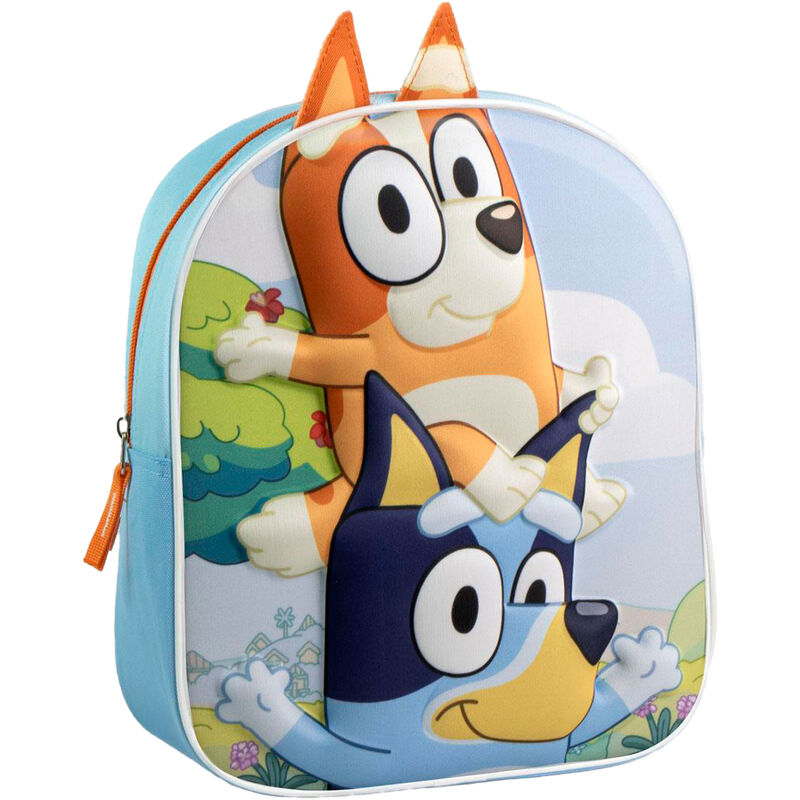 Mochila Creche 3D Bluey 28cm