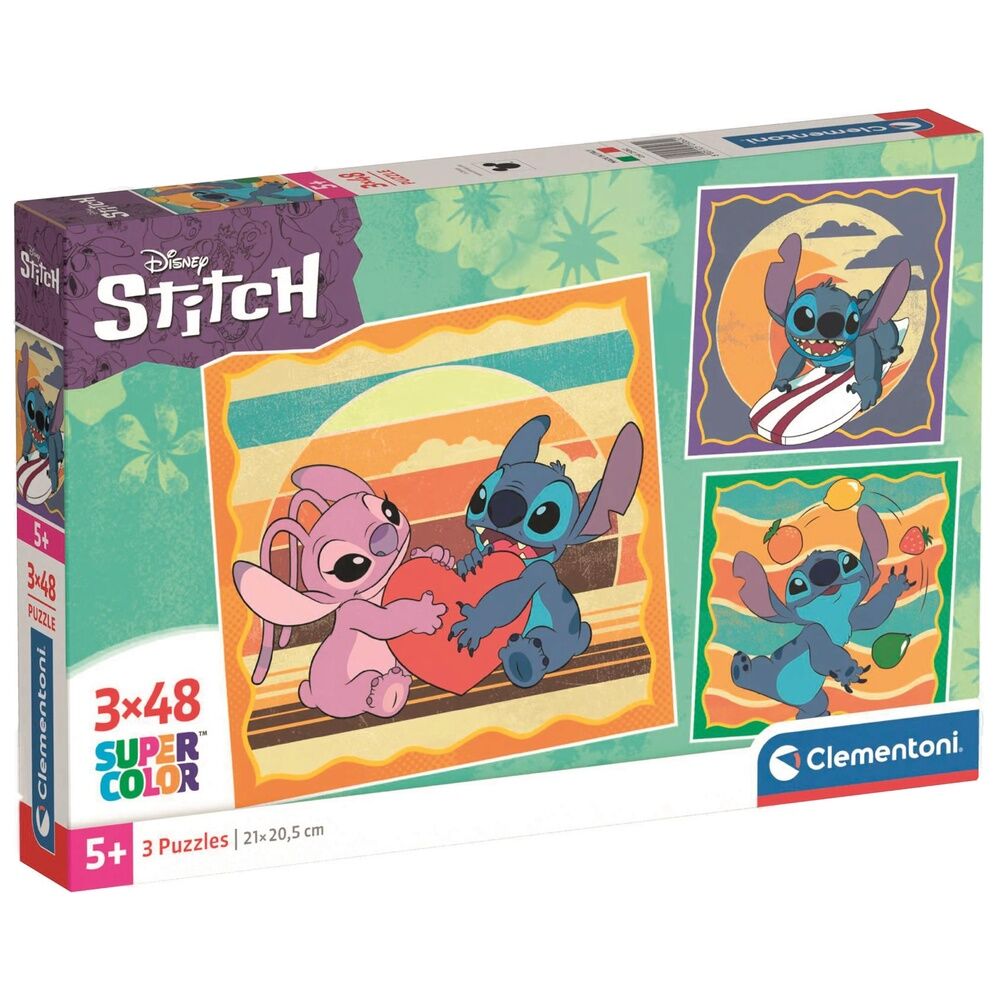 Puzzle Stitch Disney 3x48pcs