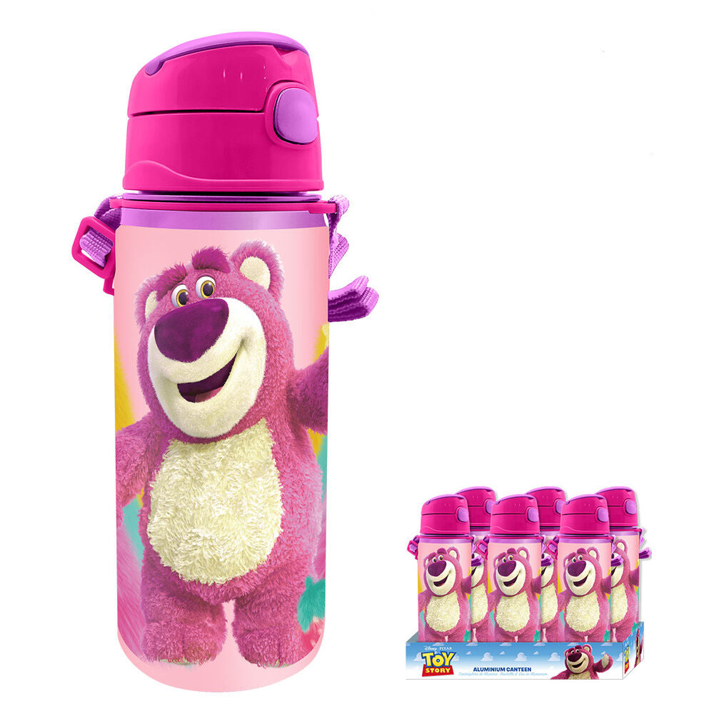 Garrafa Aluminio Lotso Toy Story Disney Pixar 600ml