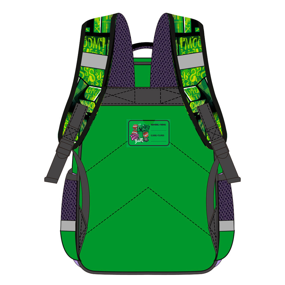 Mochila Escolar Minecraft 42cm