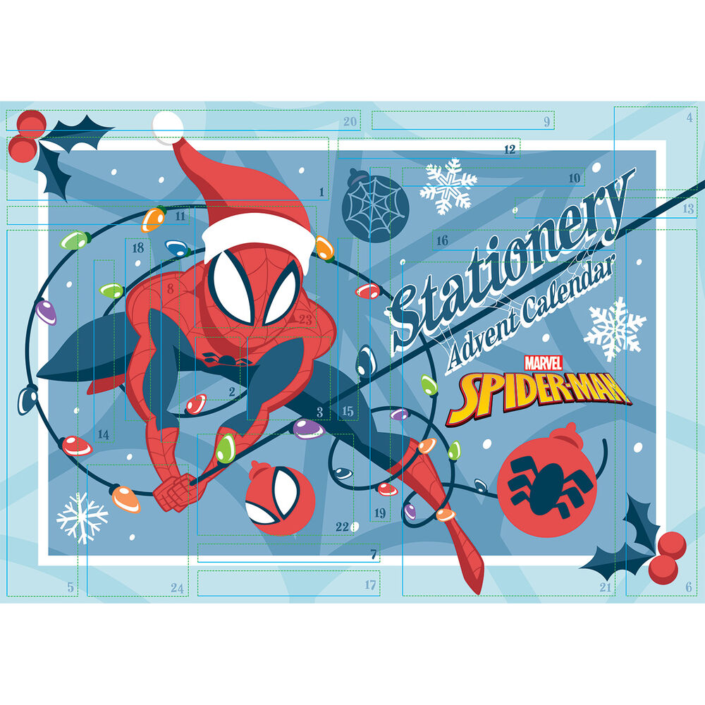 Calendário Advento Spiderman Marvel