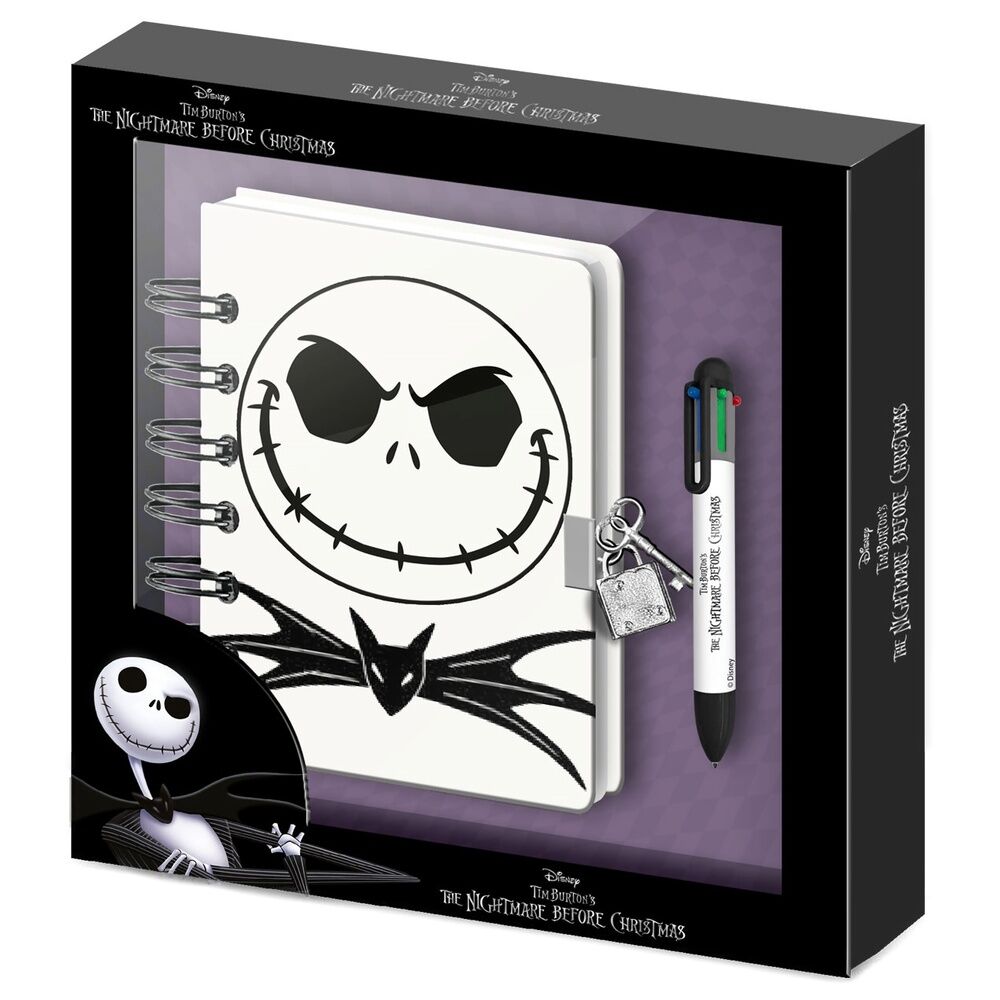 Diário + Caneta Nightmare Before Christmas Disney