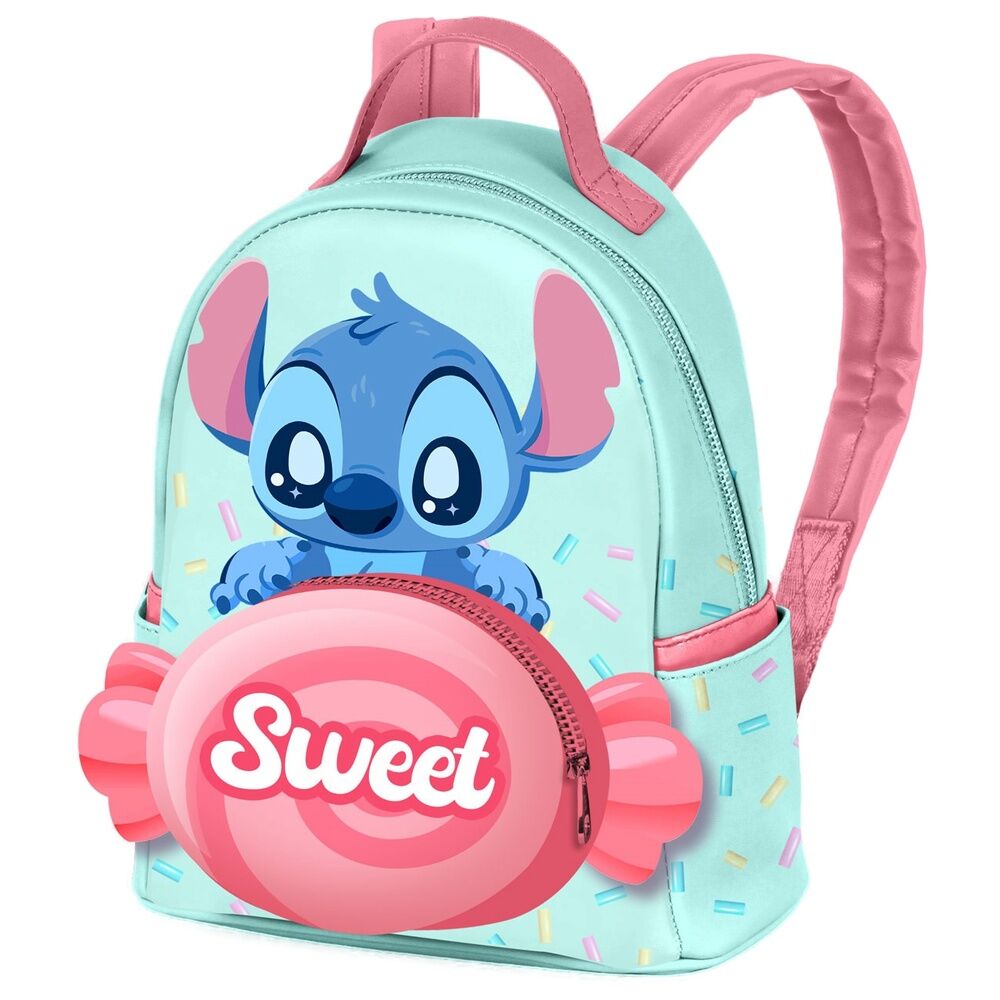 Mochila Pré-Escolar Candy Stitch Disney 25cm