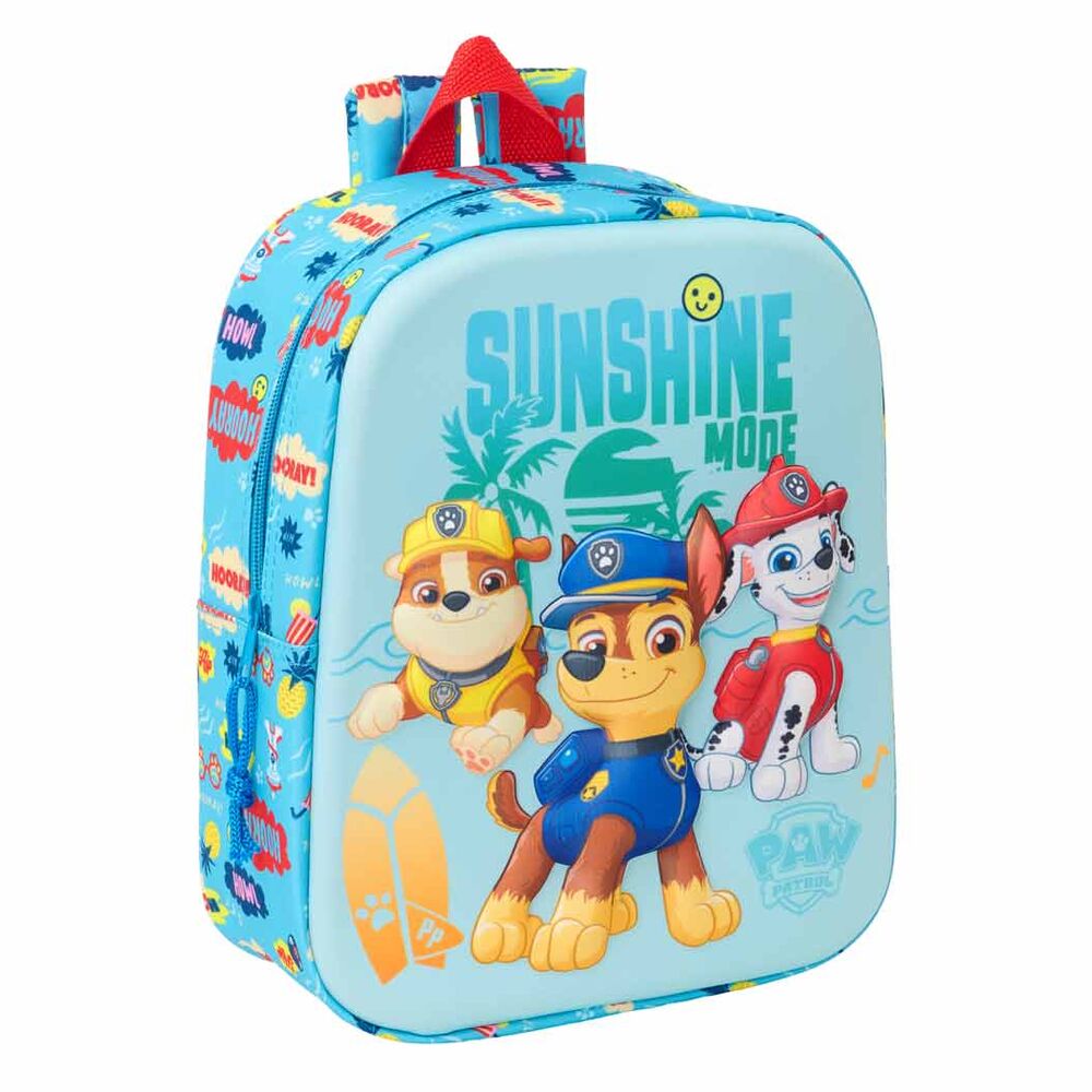 Mochila Creche 3D Patrulha Pata 27cm