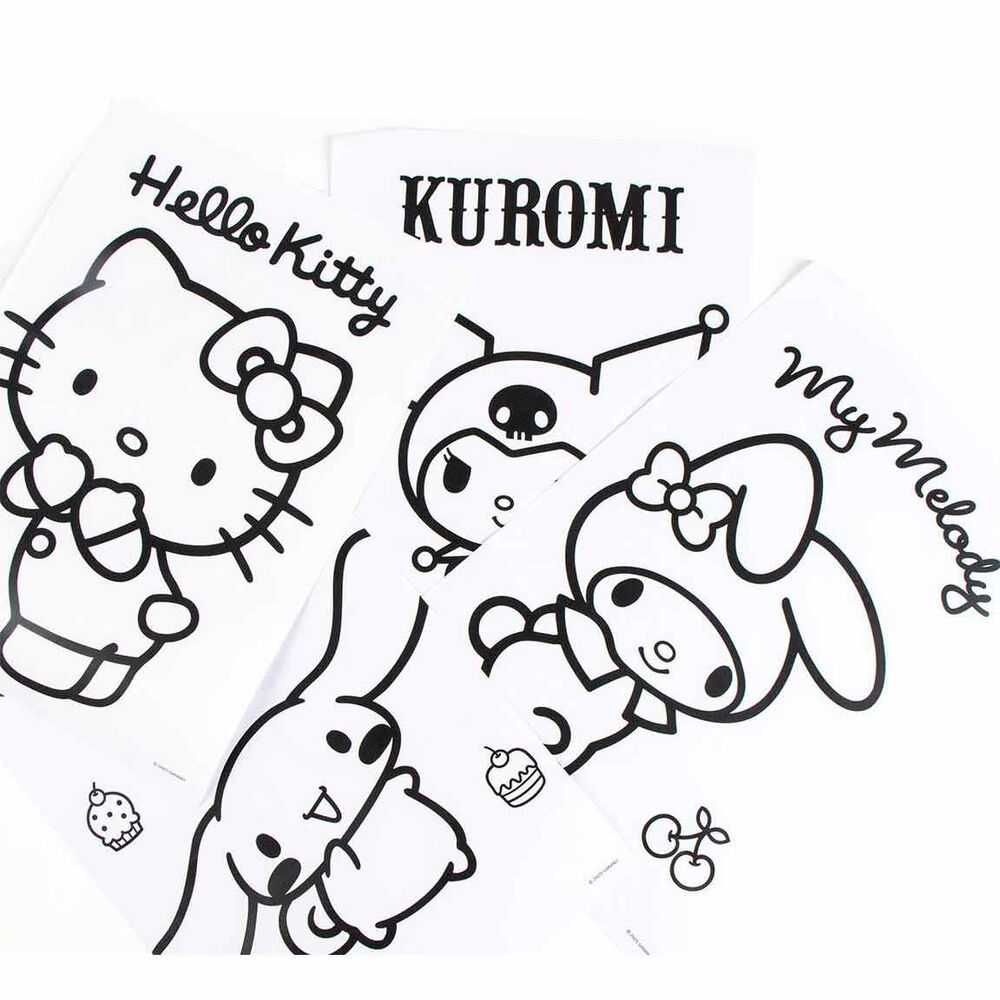 Conjunto de Papelaria Hello Kitty