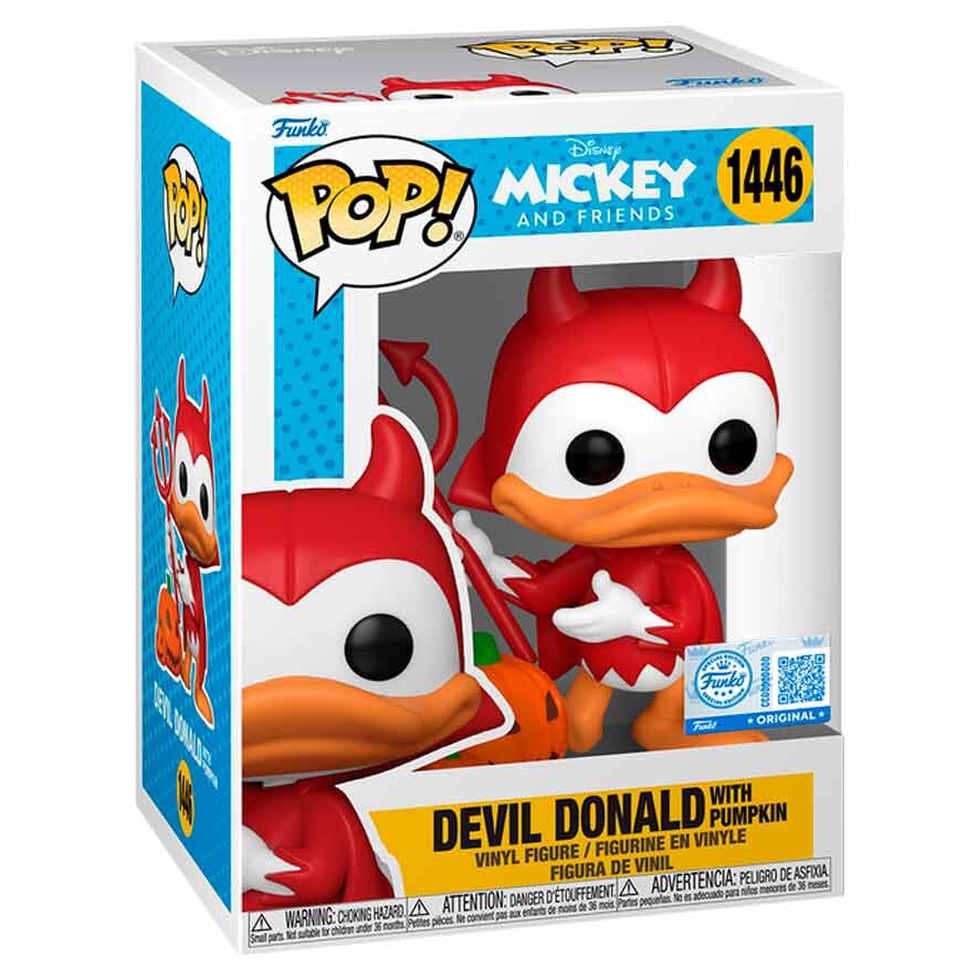 Funko POP Disney Mickey and Friends Devil Donald with Pumpkin Exclusive