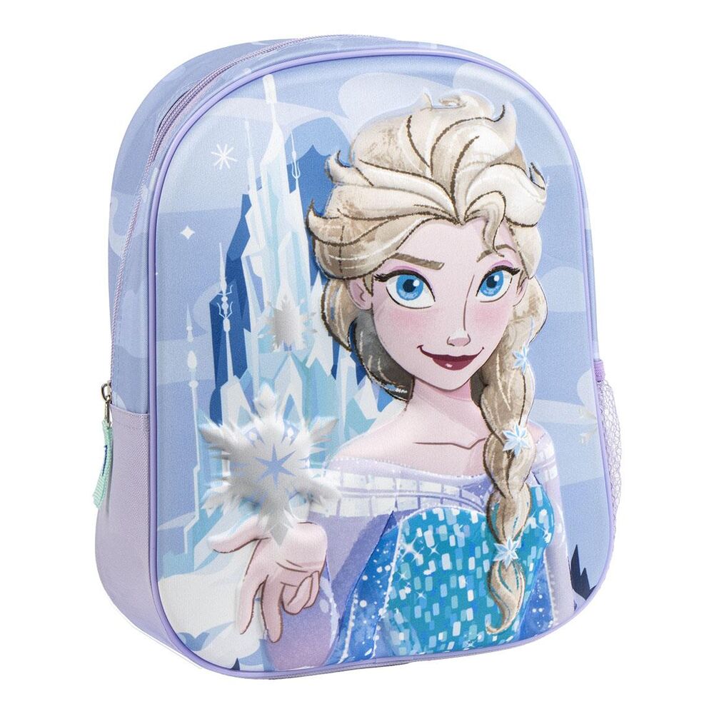 Mochila Pré-Escolar 3D Frozen Disney 31cm