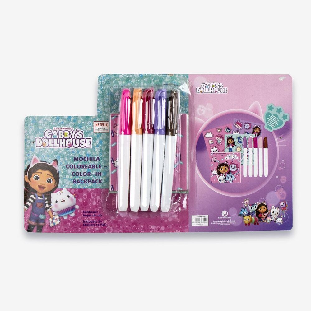 Set de Papelaria Diy Casa das Bonecas Gabby