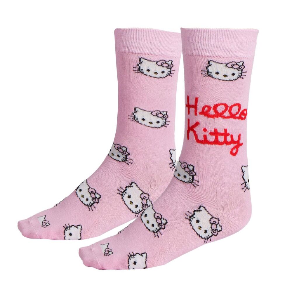 Set de 3 Meias Hello Kitty Adulto