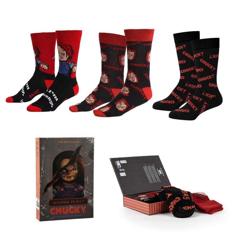 Set de 3 Meias Chucky Adulto