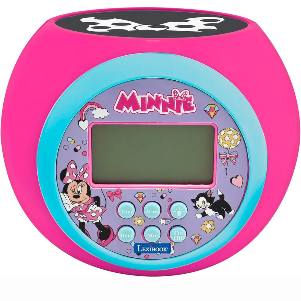Relógio Despertador Projetor Minnie Disney