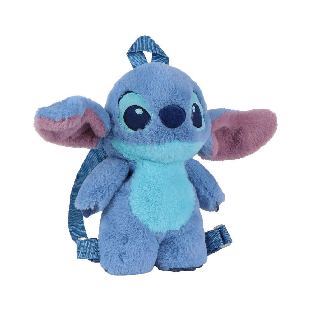 Mochila Pré-Escolar Peluche Stitch Disney 30cm