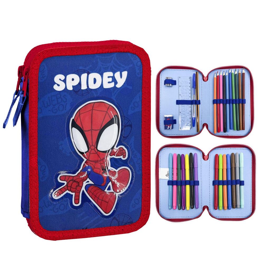 Estojo Duplo Spidey Amazing Friends Marvel