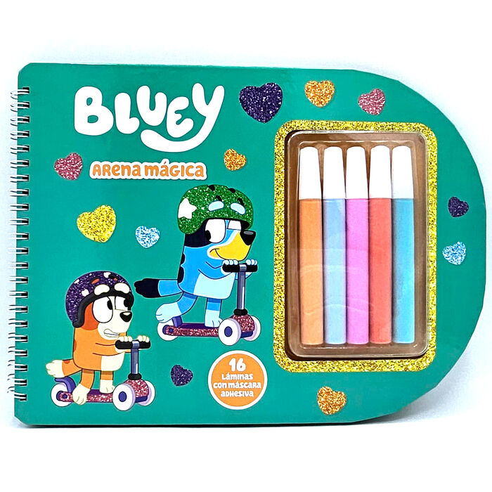 Caderno de Arena Mágica Bluey