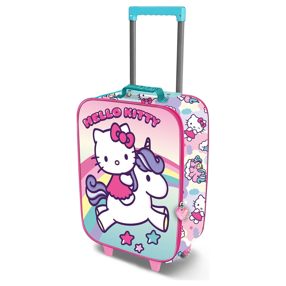 Mala Trolley de Viagem Unicorn Hello Kitty 46cm
