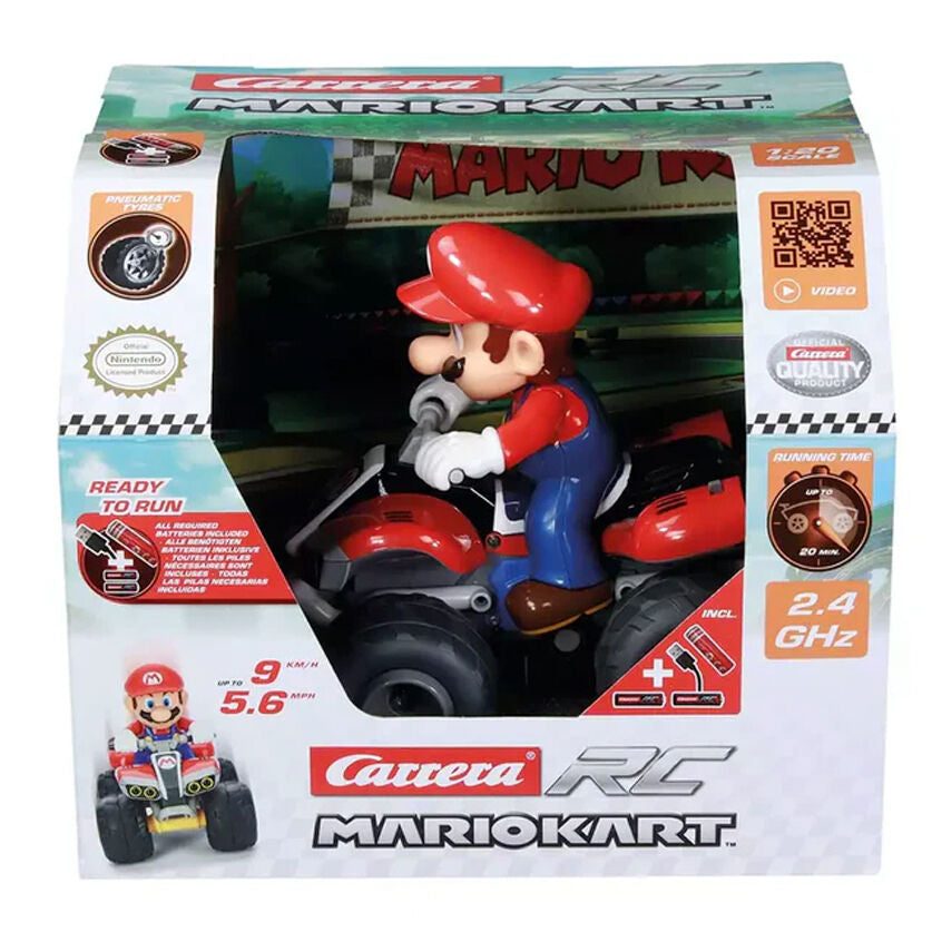 Mota Quad Mario Rádio Control Mario Kart