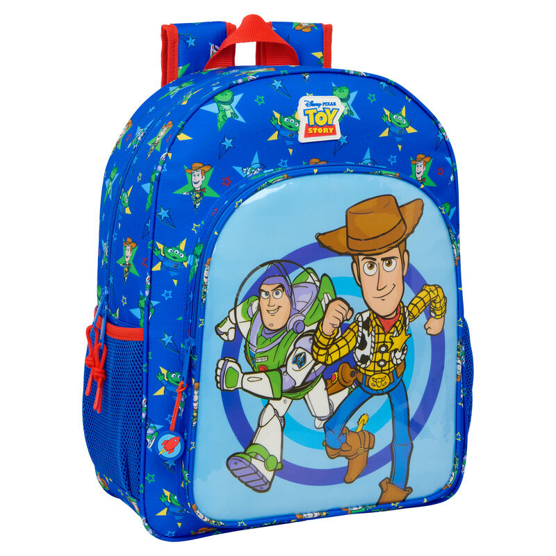 Mochila Escolar Adaptável Good Vibes Toy Story Disney Pixar 42cm