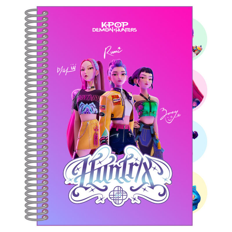 Caderno A7 K-Pop Demon Hunters
