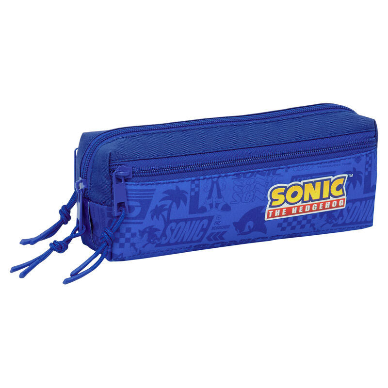 Estojo Triplo Sonic the Hedgehog