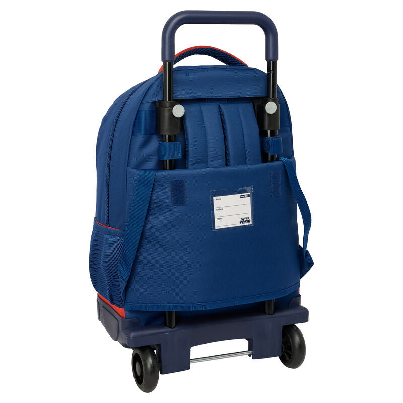 Mochila Escolar Trolley Compact Mamma Mia Super Mario Bros 45cm