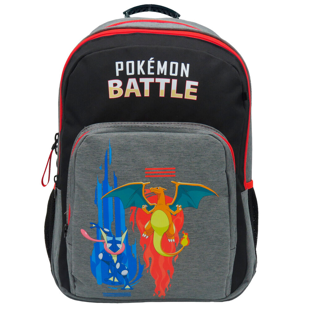 Mochila Escolar Battle Pokemon 42cm