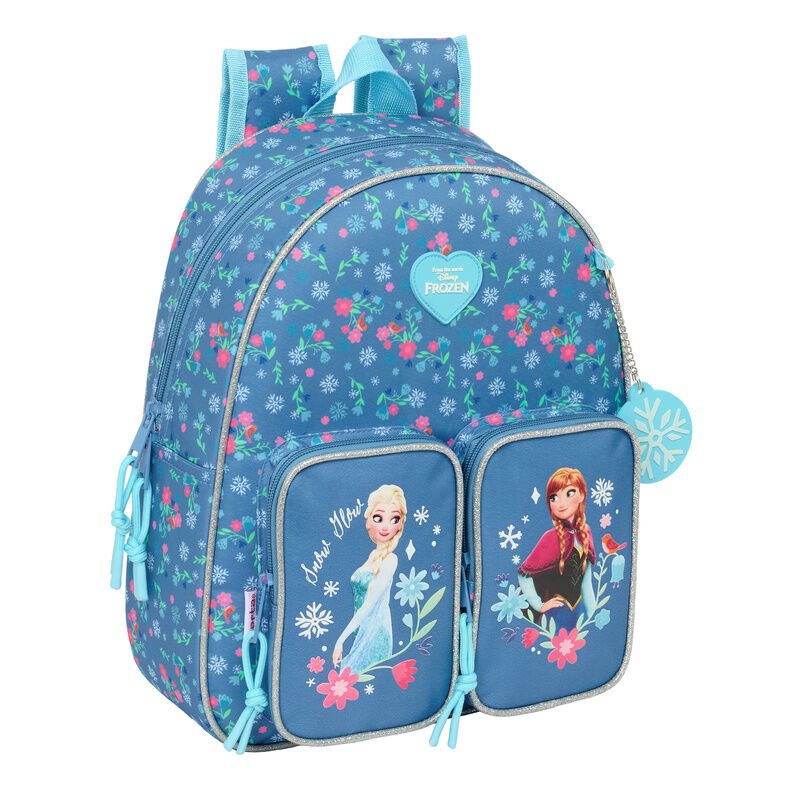 Mochila Pré-Escolar Frozen Disney 34cm Adaptável