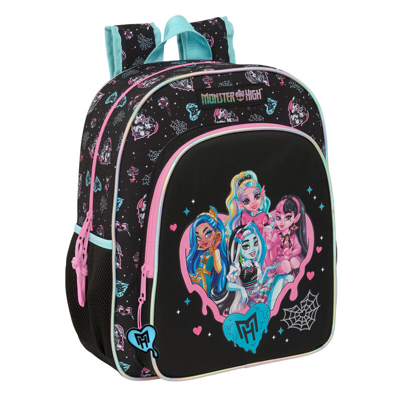 Mochila Escolar Média Monster High 38cm Adaptável