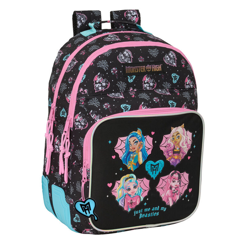 Mochila Escolar Monster High 42cm Adaptável