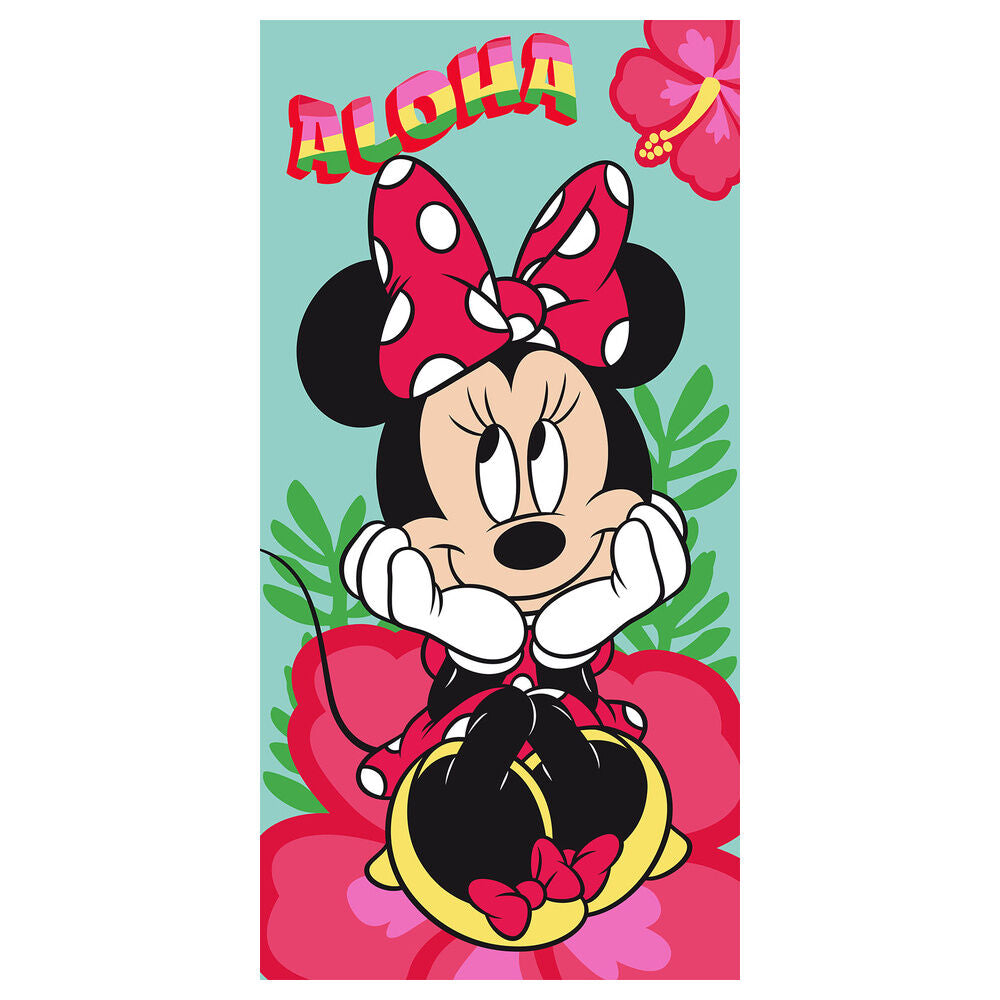 Toalha de Praia Microfibra Minnie Disney