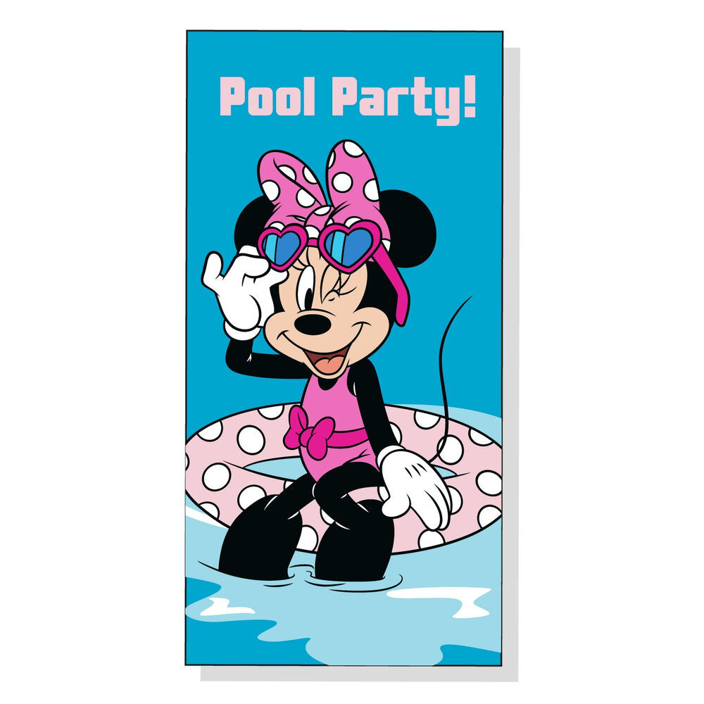 Toalha de Praia Microfibra Minnie Disney
