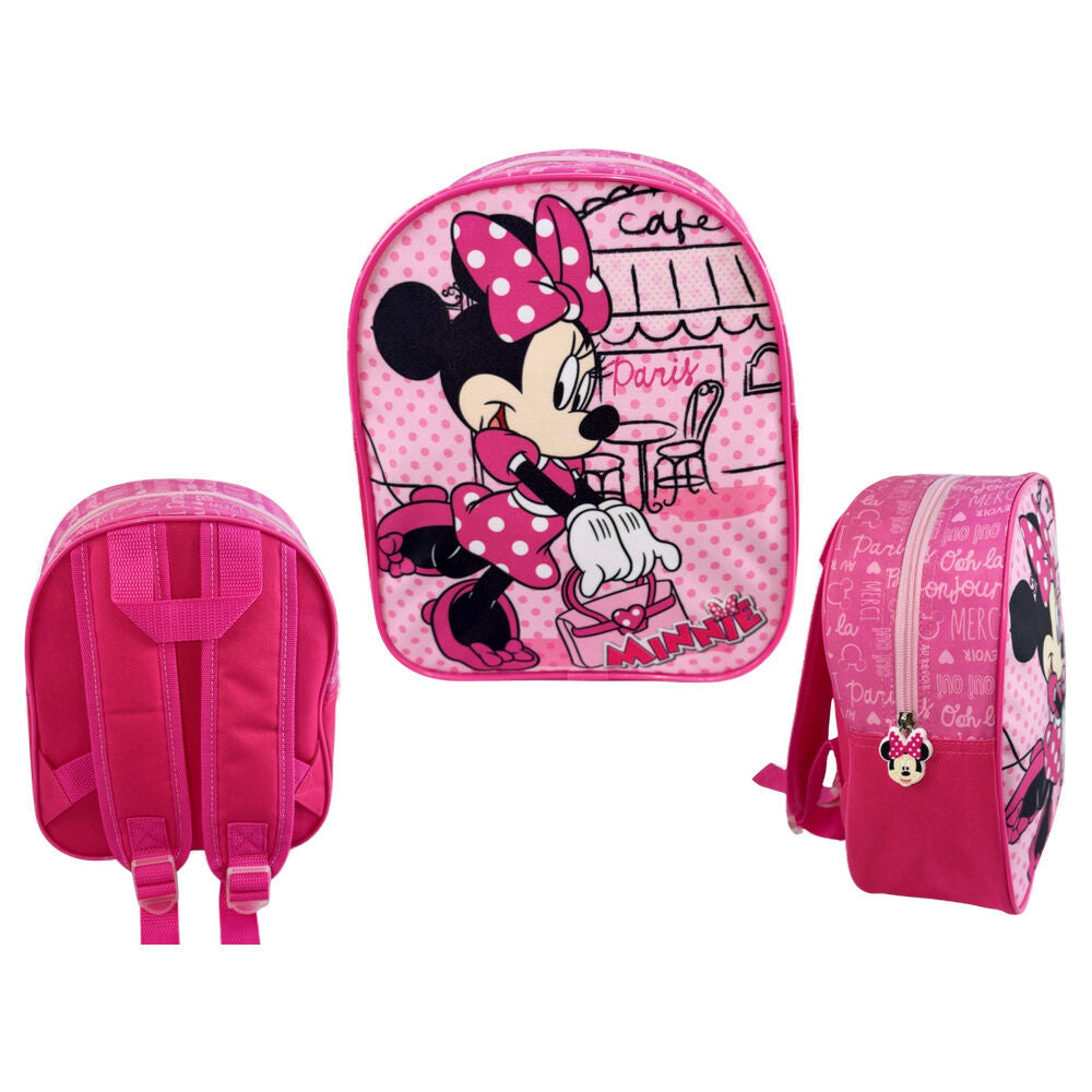 Mochila Creche Paris Minnie Disney 26cm