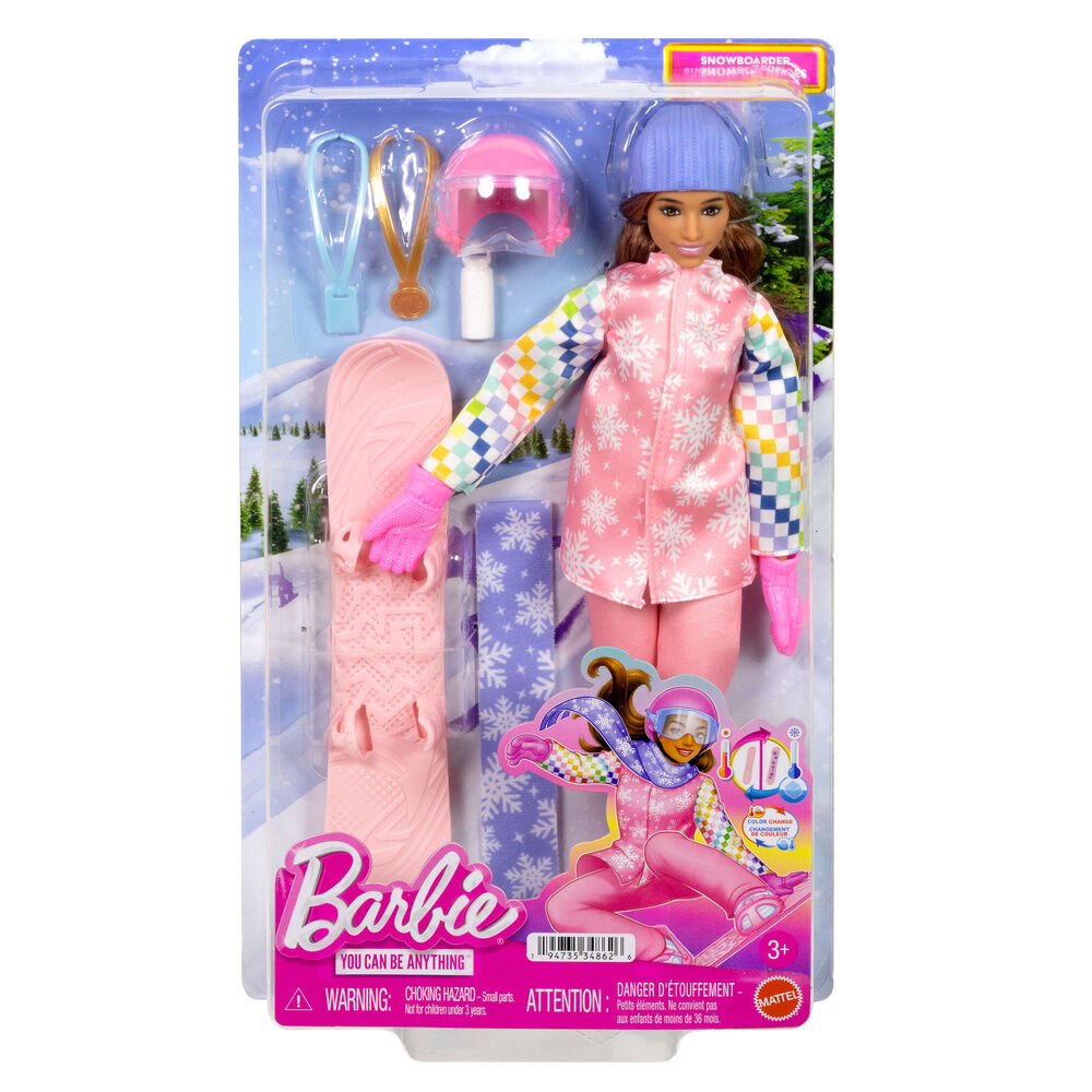 Boneca Snowboard Barbie