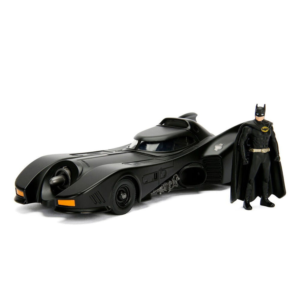 Figura Batman + Carro Batmobile metal DC Comics
