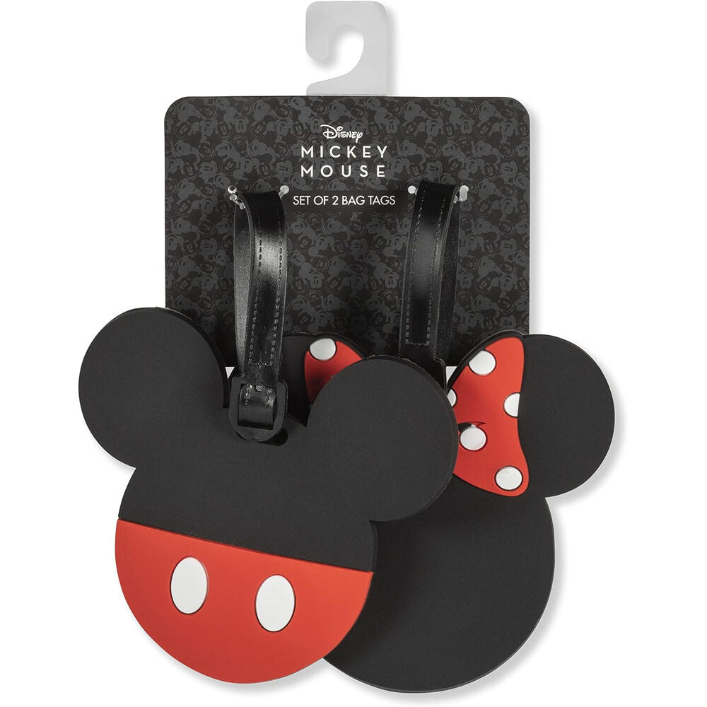 Conjunto 2 Etiquetas de Identificação Mickey & Minnie Disney