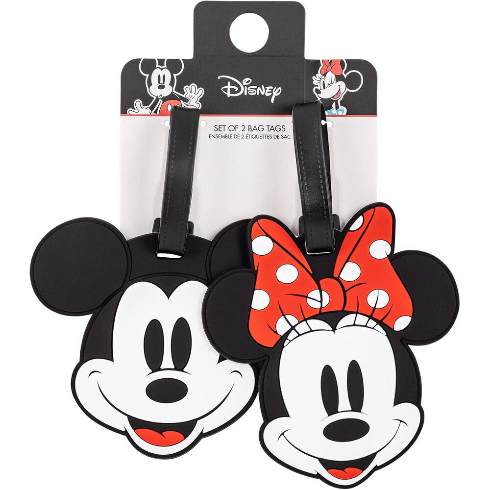 Conjunto 2 Etiquetas de Identificação Mickey & Minnie Disney