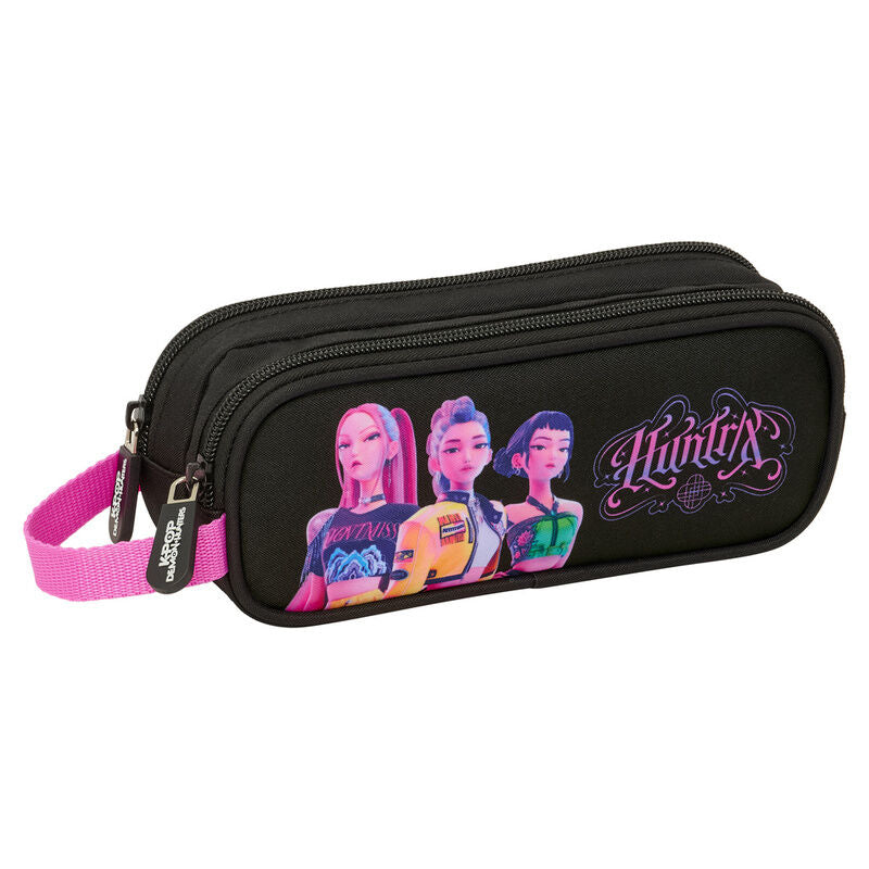 Estojo Duplo Preta K-Pop Demon Hunters