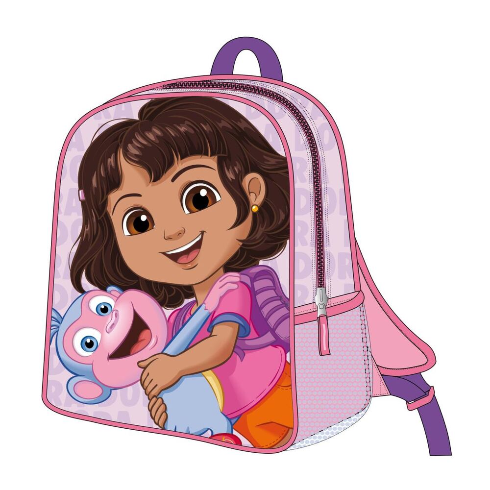 Mochila Pré-Escolar 3D Dora Exploradora 30cm