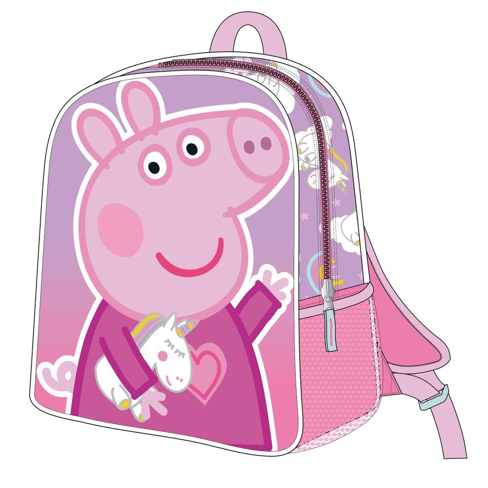 Mochila Pré-Escolar 3D Peppa Pig 30cm