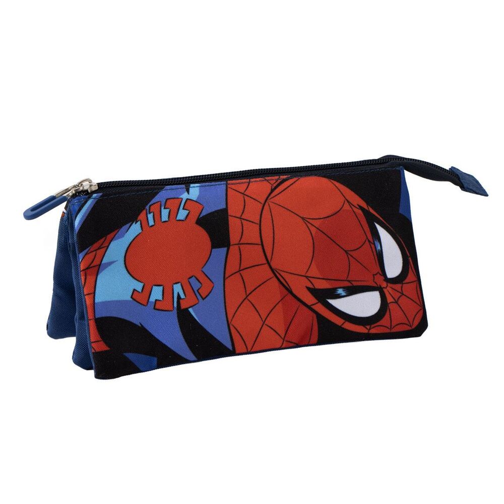 Estojo Triplo Spiderman Marvel