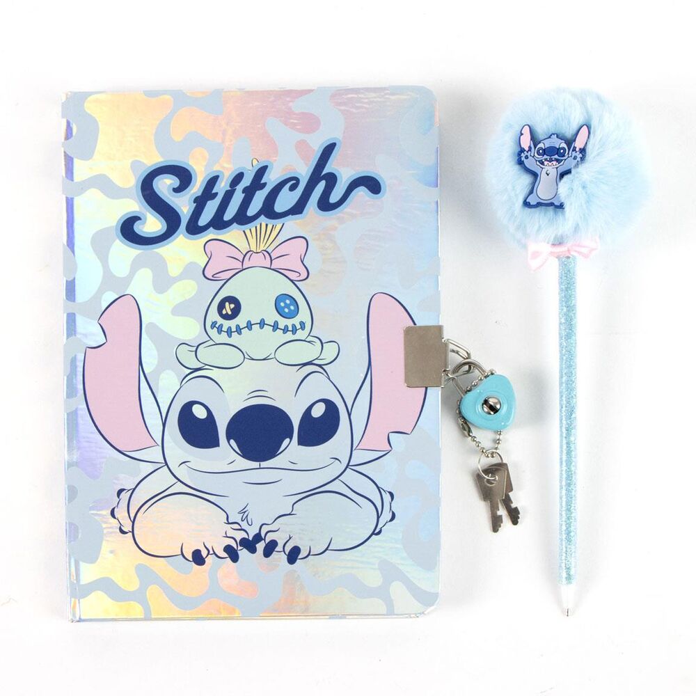 Diário + Caneta Stitch Disney
